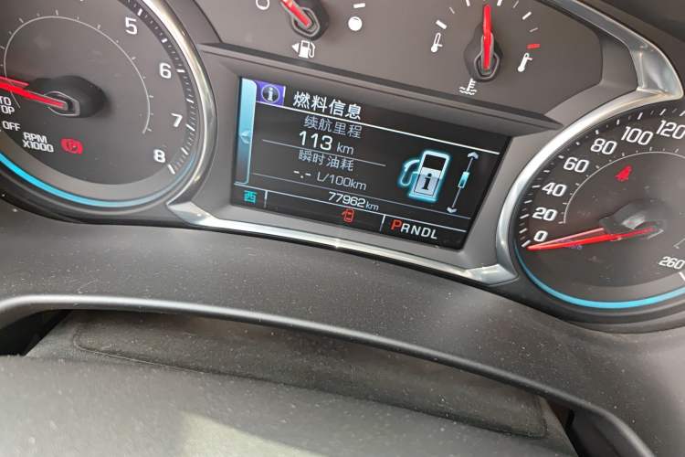 Used Chevrolet Equinox 2018 535T Automatic YuJie Edition Odometer Close Up