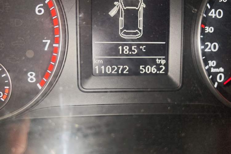 Used Volkswagen Scirocco 2013 1.4TSI GTS Odometer Close Up