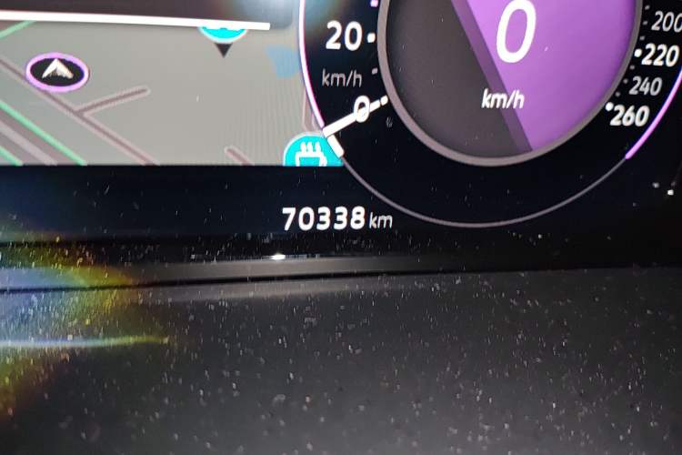 Used Volkswagen Teramont 2022 380TSI Four-Wheel Drive Prestige Luxury Edition Odometer Close Up