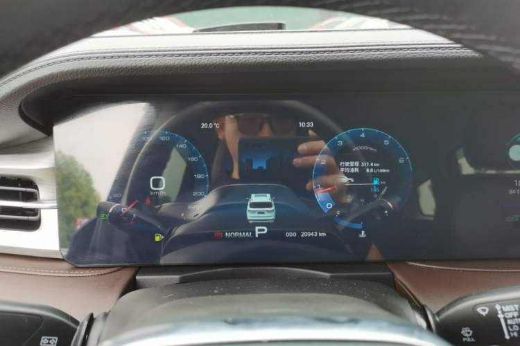 Used JETOUR X90 PLUS 2023 2.0T DCT Castle 7-Seater Instrument Cluster