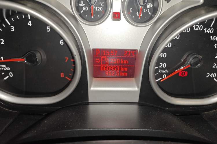 Used Ford Focus 2013 Hatchback Classic 1.8L Automatic Base Model Odometer Close Up