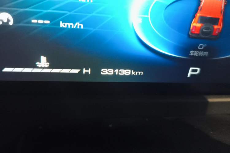 Used Tank 300 2023 City Edition 2.0T—Stylish as Ever Odometer Close Up