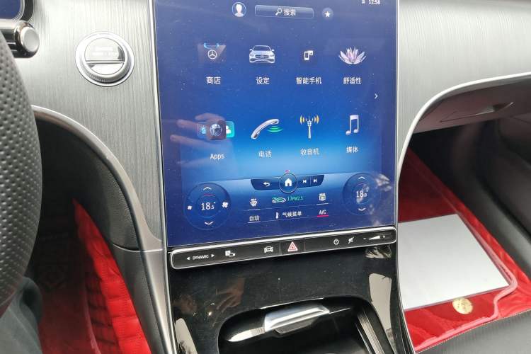 Used Mercedes-Benz C-Class 2022 Restyled C 200 L Sport Edition Audio And AC Panel