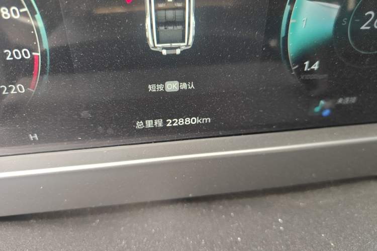 Used JETOUR Traveler 2023 1.5T Two-Wheel Drive Discovery PRO Odometer Close Up