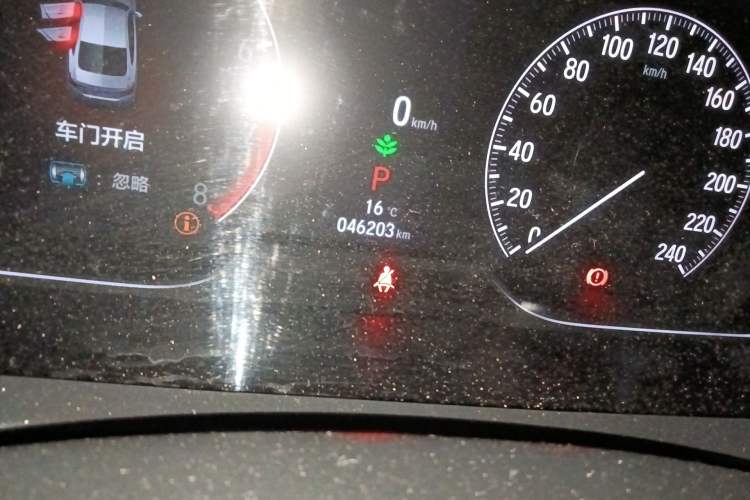 Used Honda Accord 2022 260TURBO Luxury Edition Odometer Close Up