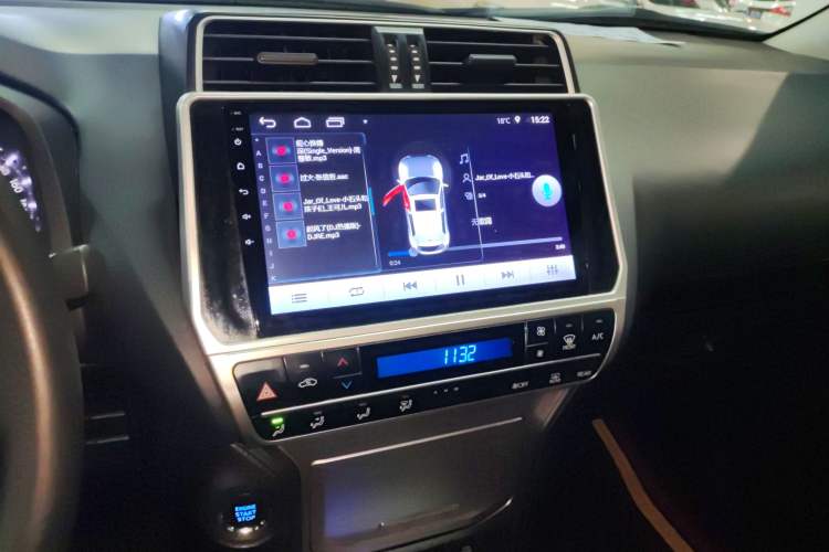 Used Toyota Prado 2018 3.5L Automatic SX Audio And AC Panel