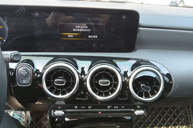 Used Mercedes-Benz A-Class 2022 A 180 L Sport Sedan Audio And AC Panel