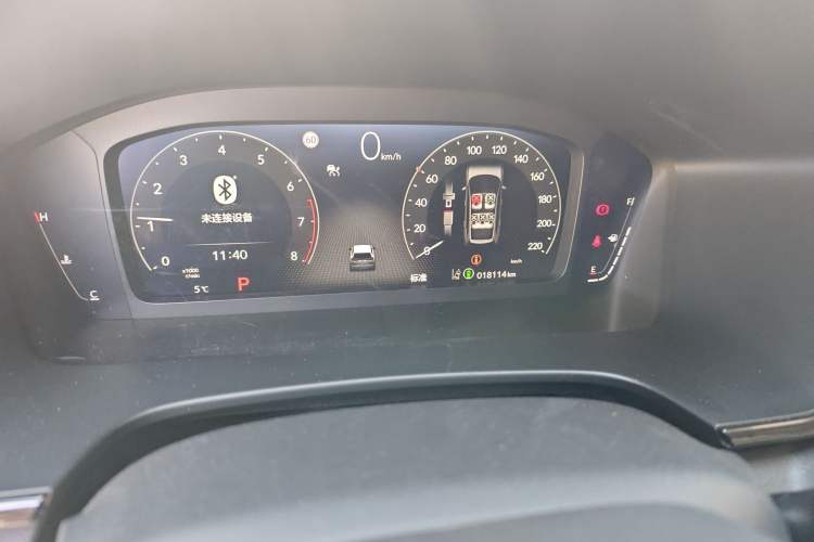 Used Honda Breeze 2023 240TURBO Two-Wheel-Drive Luxury Edition 5 Seats Odometer Close Up