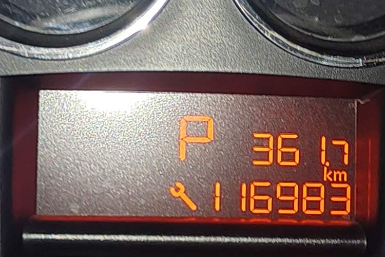 Used Peugeot 308 2012 1.6L Automatic YouShang Model Odometer Close Up