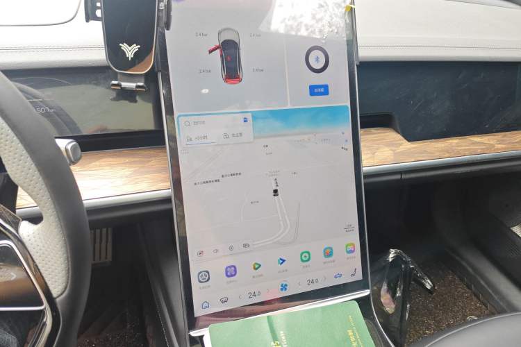 Used NETA S 2024 Pure Electric 520km Rear-Drive Lite Version Audio And AC Panel