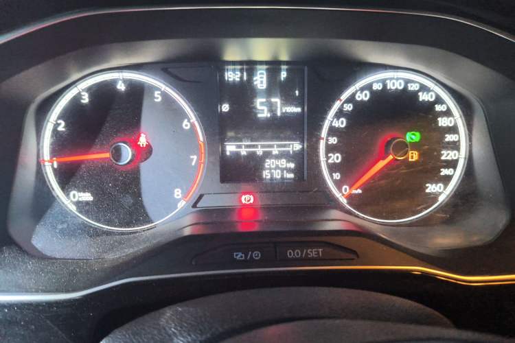 Used Jetta VS5 2024 280TSI Automatic Pioneer Edition Odometer Close Up