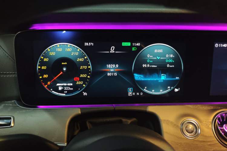 Used Mercedes-Benz AMG GT 2019 AMG GT 50 four-door sports car Instrument Cluster