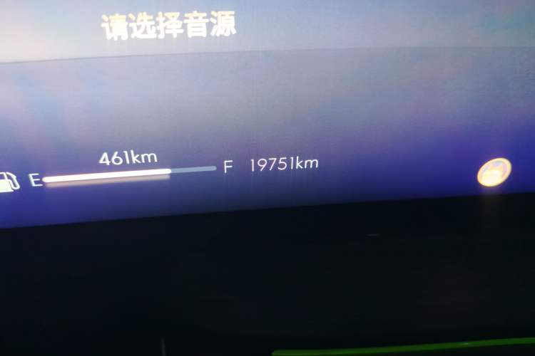 Used Buick Century 2023 2.0T Seven-Seater Yinshi Edition Odometer Close Up