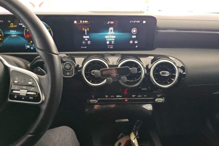 Used Mercedes-Benz A-Class 2022 A 200 L Sport Sedan Dynamic Model Audio And AC Panel