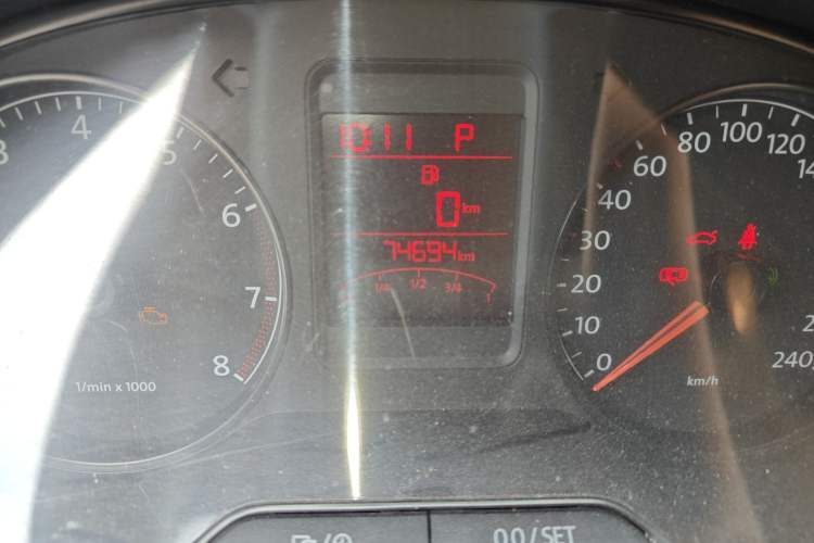 Used Volkswagen Polo 2012 1.6L Cross Polo Automatic Transmission Odometer Close Up