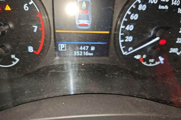 Used Nissan Teana 2021 2.0L XL Comfort Edition Odometer Close Up