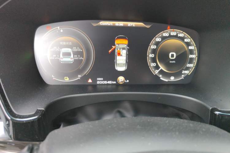 Used Geely Auto Emgrand GT New Energy 2018 1.5T PHEV Yao Ling Edition Odometer Close Up