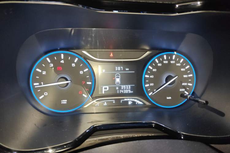 Used GAC Trumpchi GS4 2018 235T Automatic Two-Wheel Drive Elite Edition Odometer Close Up