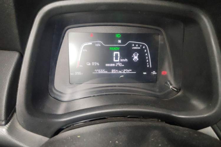 Used NETA N01 2020 380e Odometer Close Up