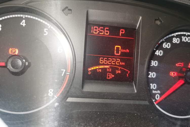 Used Volkswagen Santana 2018 1.5L Automatic Fashion Edition Odometer Close Up