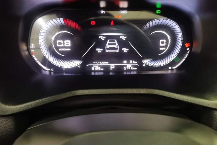 Used Geely Auto Emgrand 2022 4th Generation 1.5L CVT Luxury Model Odometer Close Up