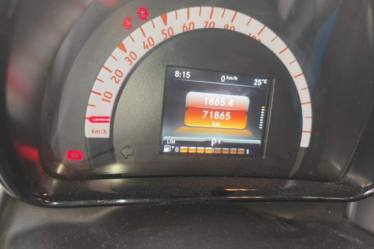 Used smart fortwo 2018 1.0L 52kW Hardtop Passion Edition China V Standard Odometer Close Up