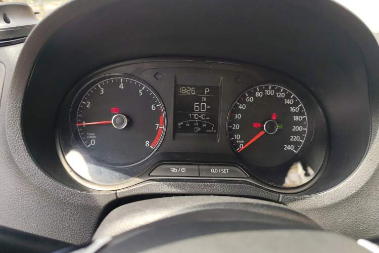 Used Volkswagen Polo 2018 1.5L Automatic Advanced Driving Model Odometer Close Up