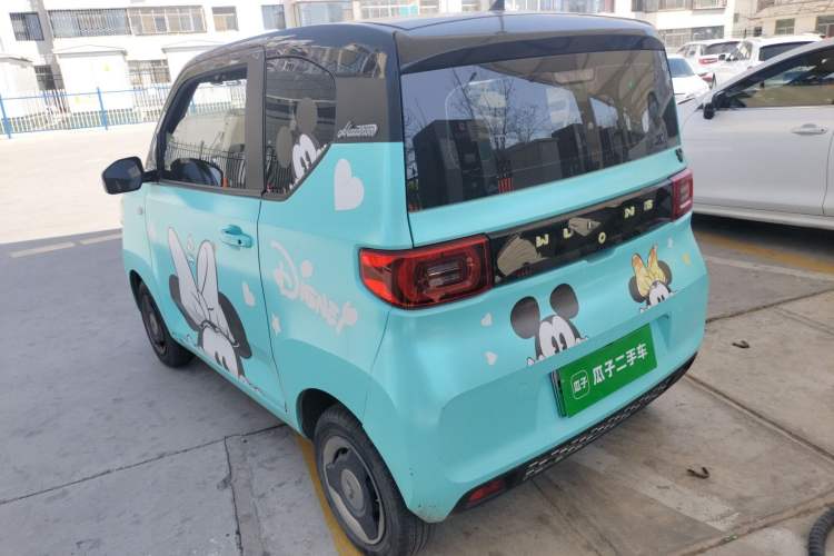 Used Wuling Hongguang MINIEV 2021 Macaron Premium Model – Lithium Iron Phosphate Rear Left 45 Deg