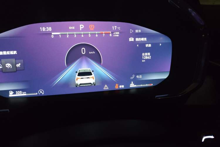 Used Lynk & Co 01 2021 2.0TD Two-Wheel-Drive Pro Trim Odometer Close Up