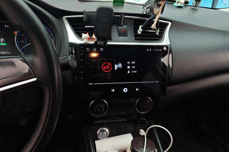 Used Nissan Sylphy EV 2018 Smart Edition Custom Version Audio And AC Panel