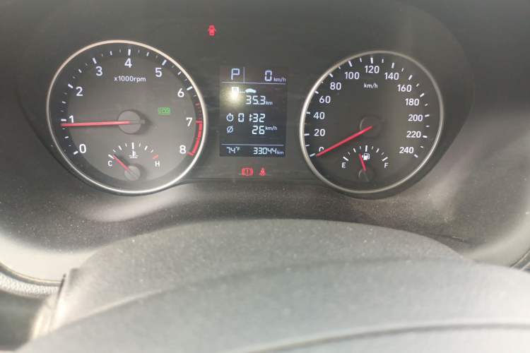 Used Hyundai Celesta 2018 1.6L Automatic GL Enjoyment Version China V Standard Odometer Close Up