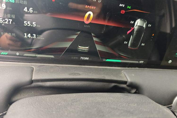 Used NETA U 2021 Pro 400 Cruiser Edition Odometer Close Up