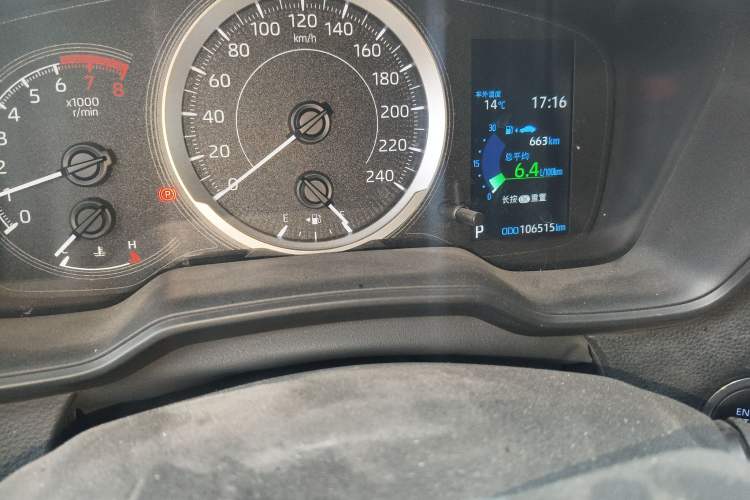 Used Toyota Corolla 2021 1.2T S-CVT Pioneer PLUS Edition Odometer Close Up