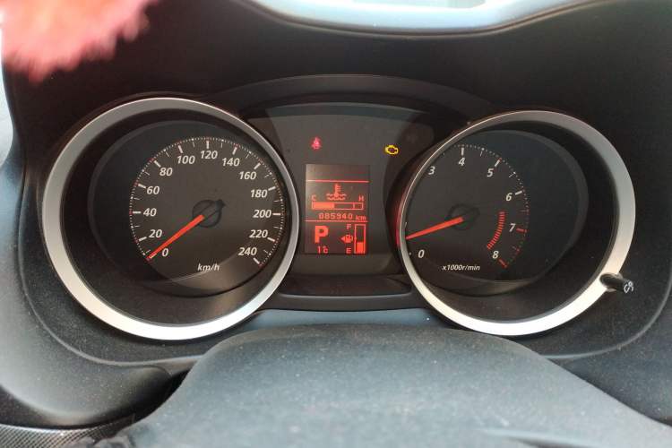 Used Mitsubishi Lancer EX 2014 Racing Edition 1.8L CVT Comfort Model Odometer Close Up