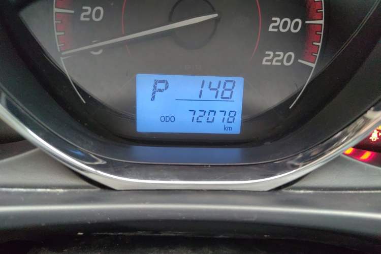 Used Toyota Vios 2021 1.5L CVT Innovation Edition Odometer Close Up