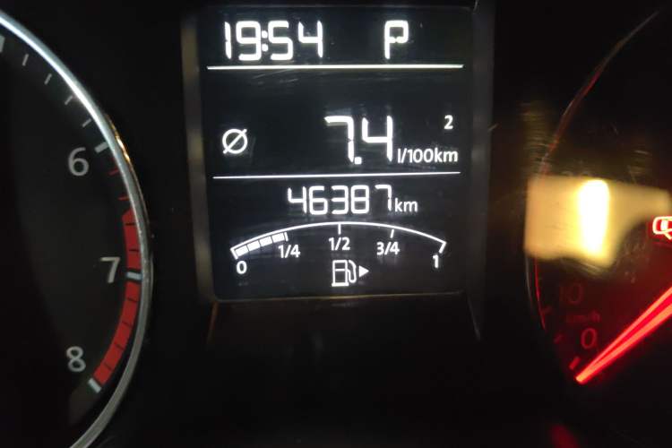 Used Volkswagen Polo 2018 1.5L Automatic Enjoyment Model Odometer Close Up