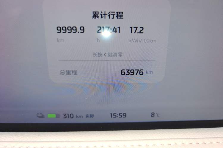 Used IM L7 2022 Angel Wheel Edition Odometer Close Up