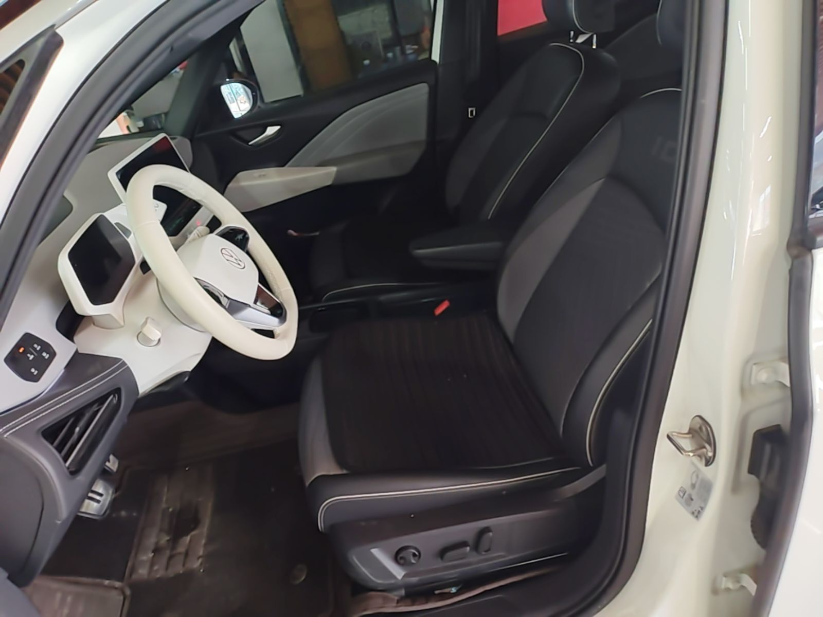 Vordere Reihe im Auto