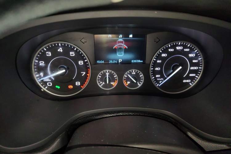 Used BORGWARD BX6 2018 28T Four-Wheel Drive GT Extreme Style Instrument Cluster