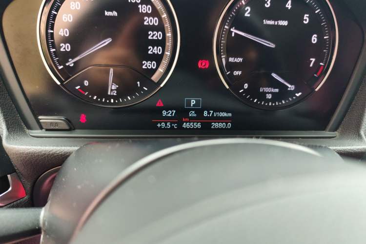 Used BMW 1 Series 2020 120i M Sport Package Odometer Close Up