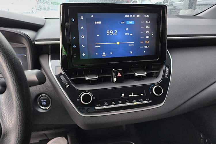 Used Toyota Levin 2021 185T CVT Luxury Edition Audio And AC Panel