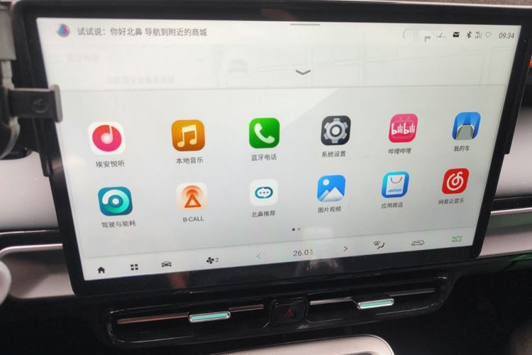 Used AION Y 2024 Younger Audio And AC Panel