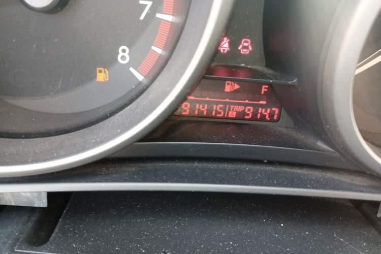 Used Mazda 3 2015 Sedan 1.6L Automatic Comfort Model Odometer Close Up