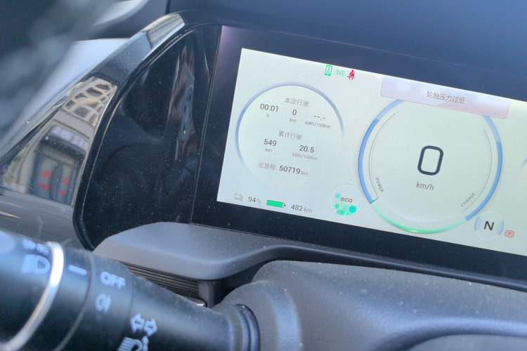 Used AION S Plus 2022 70 Intelligent Edition Odometer Close Up