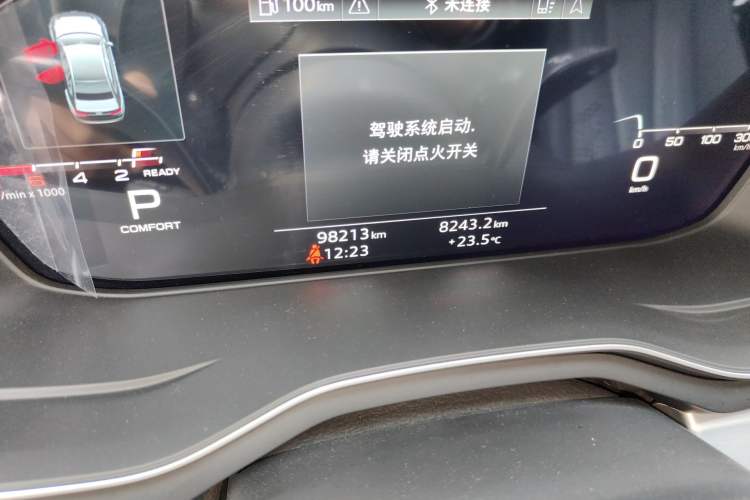 Used Audi A4L 2020 40 TFSI Luxury Prestige Edition Odometer Close Up