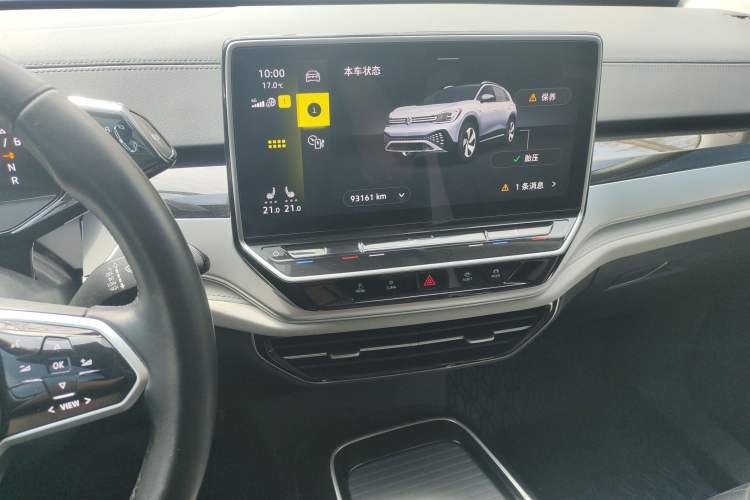 Used Volkswagen ID.6 CROZZ 2022 Long-Range PRO Edition Audio And AC Panel