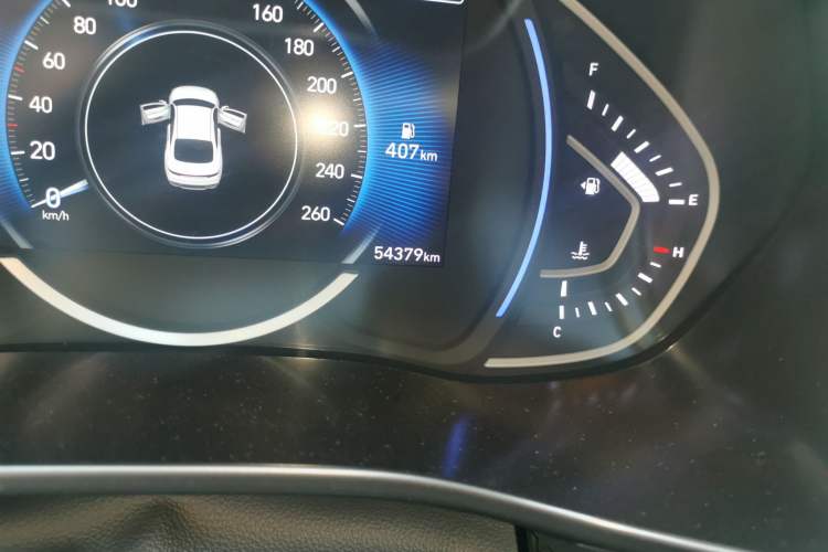 Used Hyundai Lafesta 2019 280TGDi Smart Speed Version China V Standard Odometer Close Up