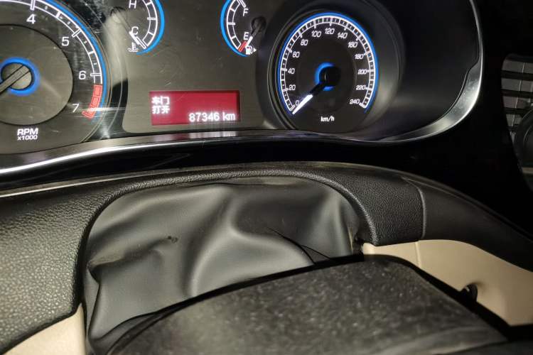 Used Fiat Viaggio 2012 1.4T Manual Enjoyment Edition Odometer Close Up