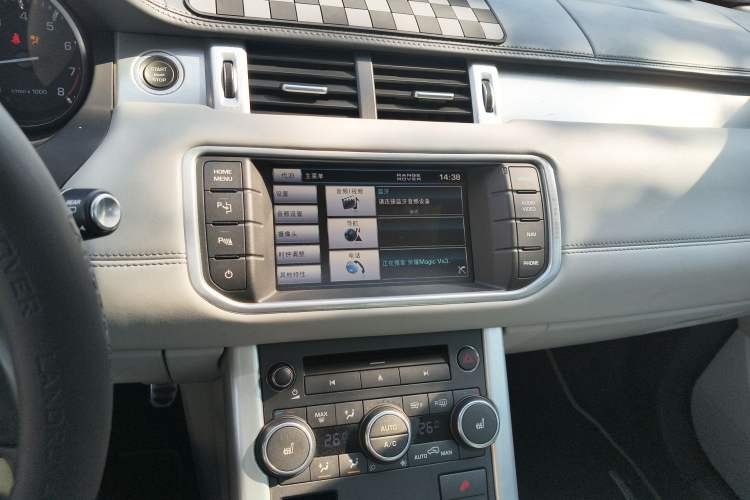 Used Land Rover Range Evoque 2012 2.0T 3-Door YAOZHI Edition Audio And AC Panel