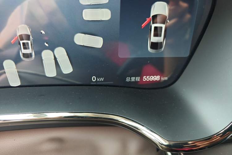 Used BYD Han 2025 EV Intelligent Driving Edition 605KM Prestige Model Odometer Close Up